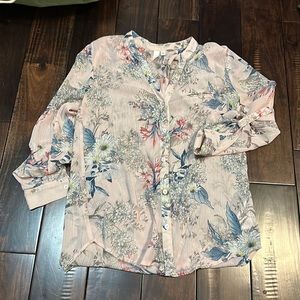 Floral Blouse Small